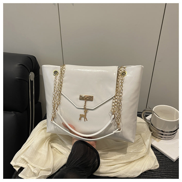 Large Capacity Chain Shoulder Bag For Women
