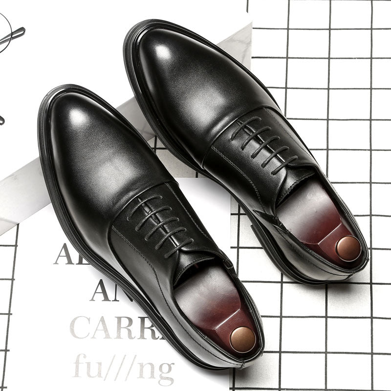 Pointed Casual Men's Shoes Business Work Leather Shoes