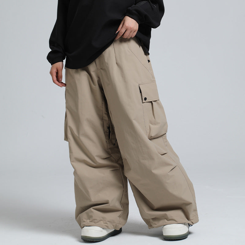Winter Outdoor Loose Waist Ski Pants