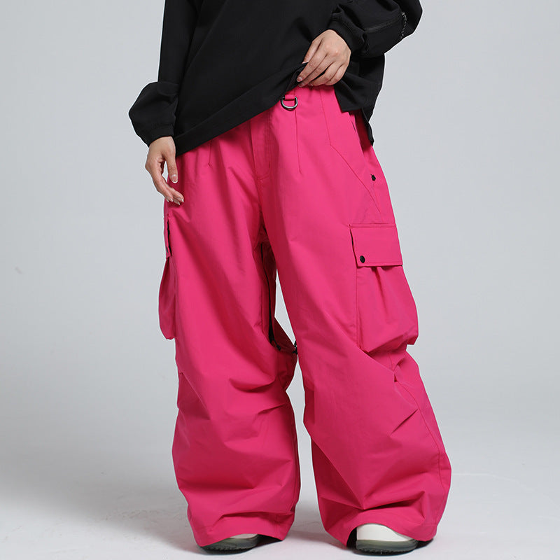 Winter Outdoor Loose Waist Ski Pants