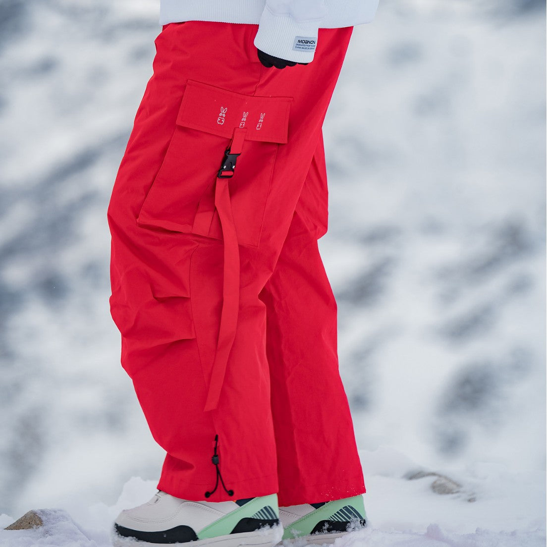 Winter Outdoor Loose Waist Ski Pants