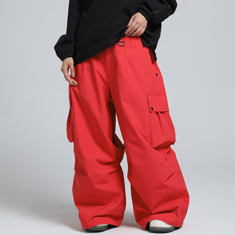 Winter Outdoor Loose Waist Ski Pants