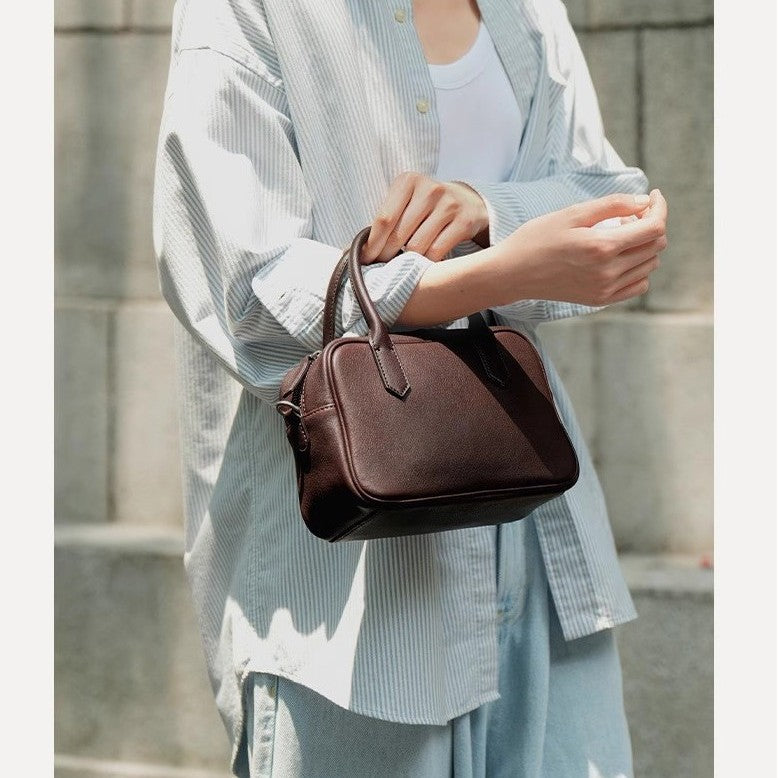 Vegetable-tanned Cowhide Casual Women's Shoulder Bag