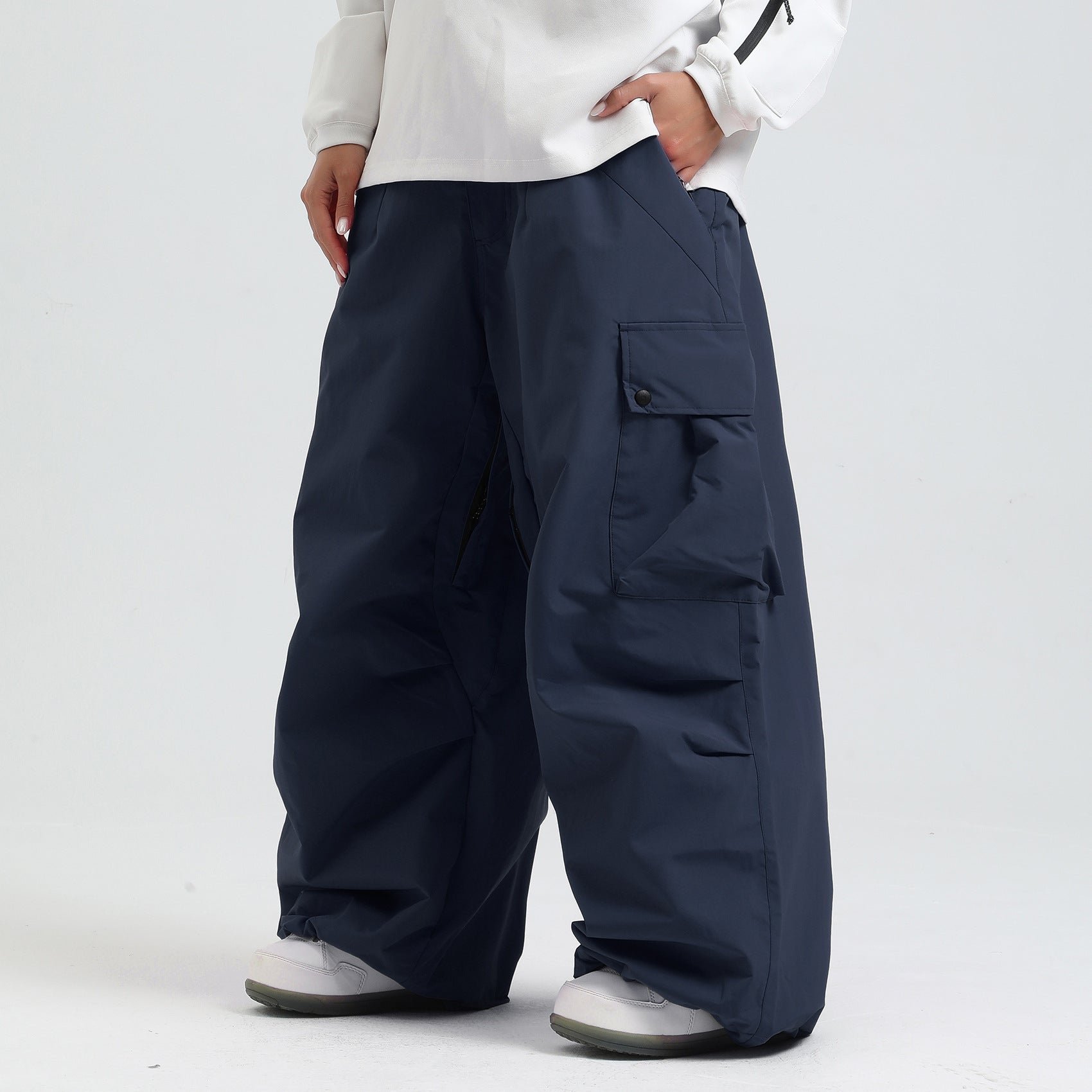 Winter Outdoor Loose Waist Ski Pants