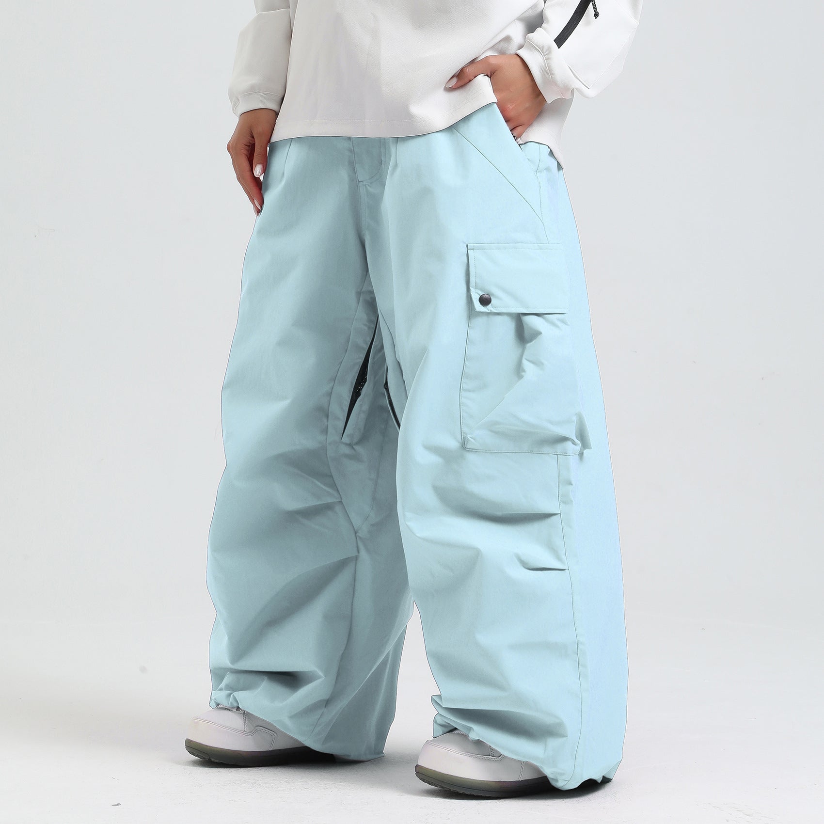Winter Outdoor Loose Waist Ski Pants