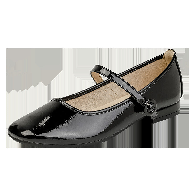 Mary Jane 2025 New Small Silver Shoes French