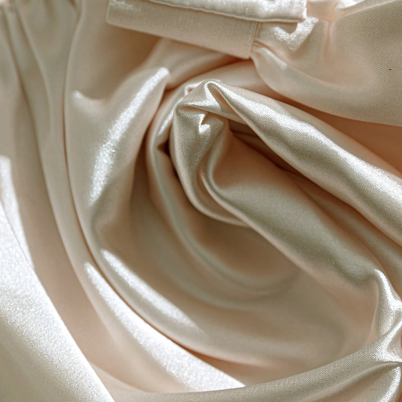 Women's Solid Color Satin Midi Skirt With Bow Detail, Elegant Pleated Skirt For Office And Vacation Wear