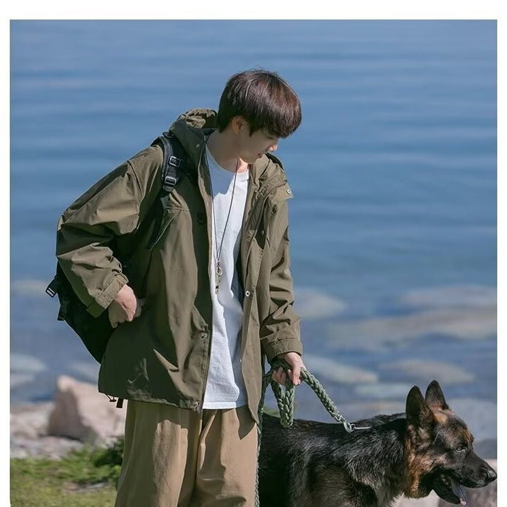 Men's Fashion Windproof Jacket Casual Coat